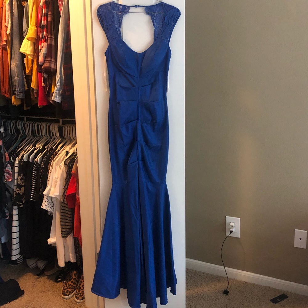 Blue mermaid dress